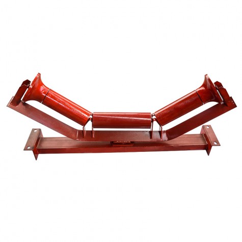 Type-II self-aligning carrier roller support assembly